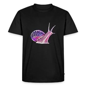 limace - T-shirt Premium bio Homme - noir - Devant - Nico (187cm)