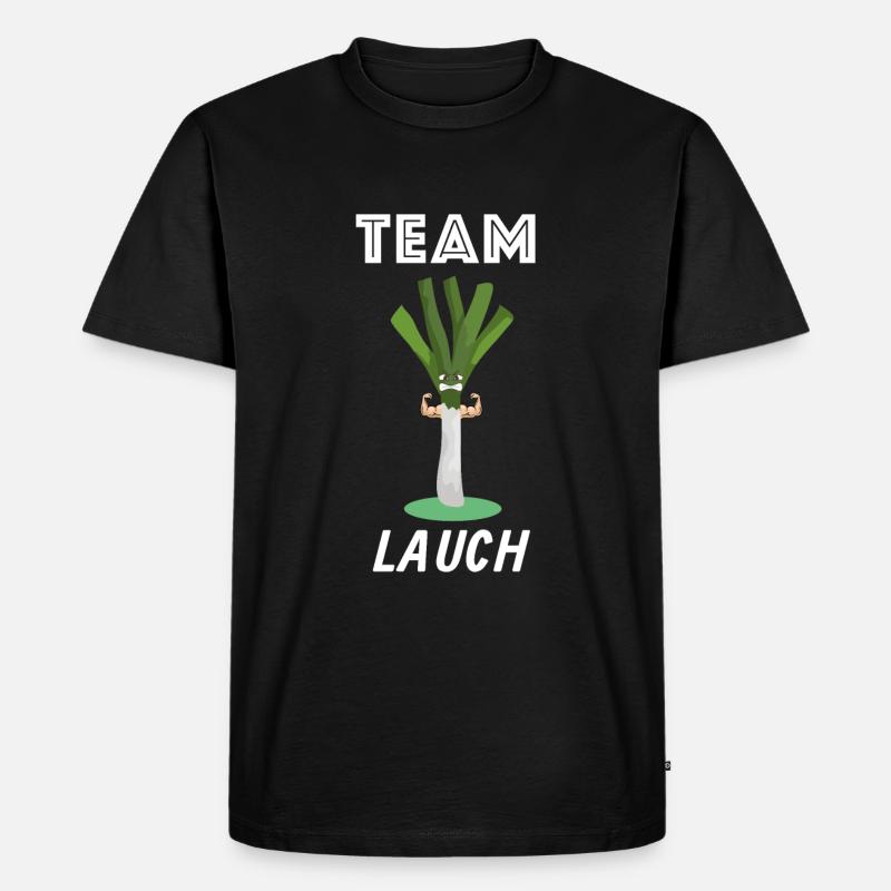 Team Lauch - Männer Premium Bio T-Shirt - Schwarz