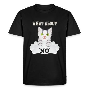 Noe Simply Noe Bad Cat pour chats Mami Cat Mom - T-shirt Premium bio Homme - noir - Devant - Nico (187cm)