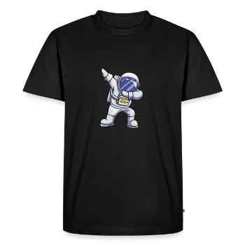 astronaute - T-shirt Premium bio Homme - noir - Devant - Nico (187cm)