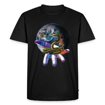 Serpents - T-shirt Premium bio Homme - noir - Devant - Nico (187cm)