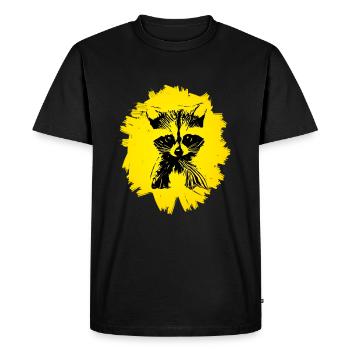 Rat de lavage - T-shirt Premium bio Homme - noir - Devant - Nico (187cm)