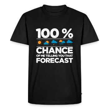 Tornade - T-shirt Premium bio Homme - noir - Devant - Nico (187cm)