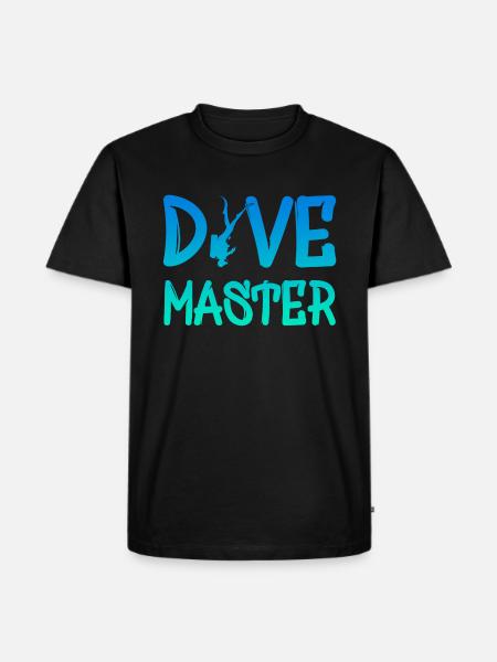 Dive Master - Männer Premium Bio T-Shirt - Schwarz