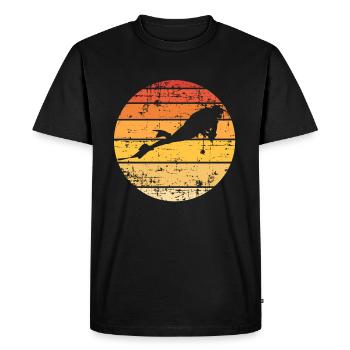 Dive - Men's Premium Organic T-Shirt - black - Front - Nico (187cm)