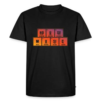House Music - T-shirt Premium bio Homme - noir - Devant - Nico (187cm)