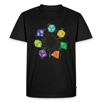 Jeu Pen & Paper - T-shirt Premium bio Homme - noir - Devant - Nico (187cm)