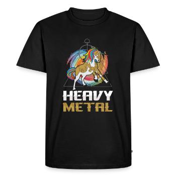 Métallurgistes de métaux lourds - T-shirt Premium bio Homme - noir - Devant - Nico (187cm)