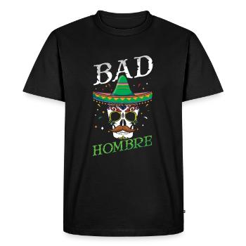 Skeleton Bones Mexique Mexique Bad Cinco De Mayo - T-shirt Premium bio Homme - noir - Devant - Nico (187cm)