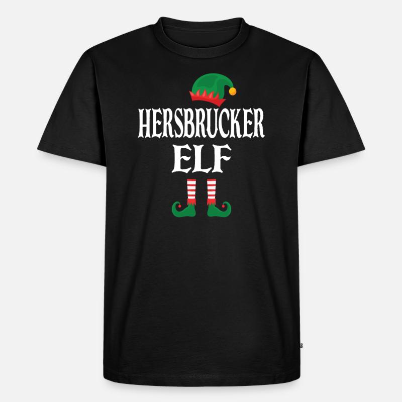 Hersbrucker Elf - Männer Premium Bio T-Shirt - Schwarz