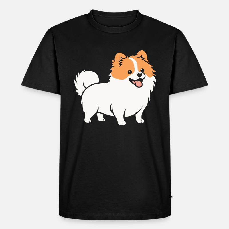 Spitz - Männer Premium Bio T-Shirt - Schwarz