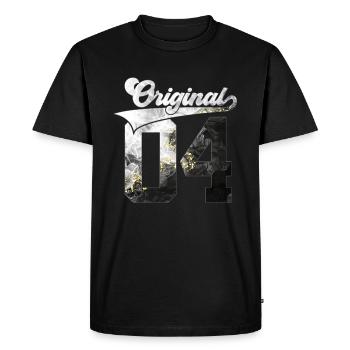 22ND BIRTHDAY 2004 ORIGINAL 04 - Men's Premium Organic T-Shirt - black - Front - Nico (187cm)