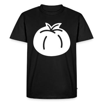 mozzarella - T-shirt Premium bio Homme - noir - Devant - Nico (187cm)