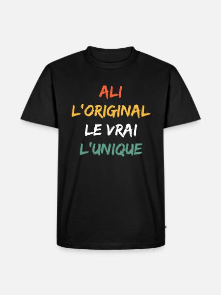 ali - T-shirt Premium bio Homme - noir