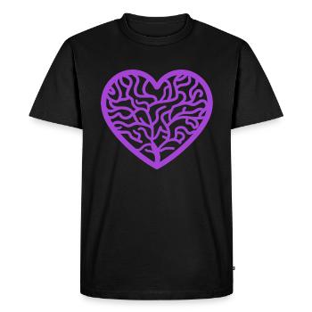 Alzheimer's Awareness - Men's Premium Organic T-Shirt - black - Front - Nico (187cm)