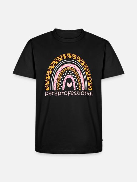 Paraprofessional Bohemian Rainbow Paraprofessional - Männer Premium Bio T-Shirt - Schwarz