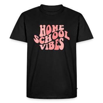 Heimschule Vibe Vie à la maison École à la maison - T-shirt Premium bio Homme - noir - Devant - Nico (187cm)