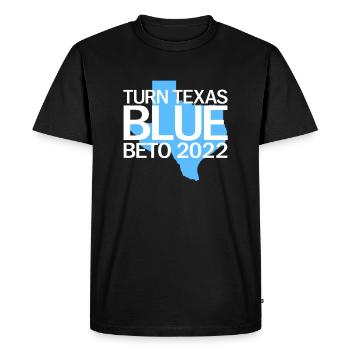 Shoot Texas Blue Beto 2022 Beto pour le nouveau gouverneur - T-shirt Premium bio Homme - noir - Devant - Nico (187cm)