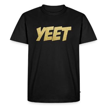 Yeet meme yeeted Slang Boy M dchen Adolescent Gol - T-shirt Premium bio Homme - noir - Devant - Nico (187cm)
