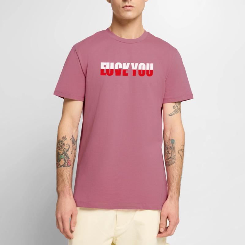 Fick oder liebe dich lustige Meme Sarkasmus Männer Premium Bio T-Shirt