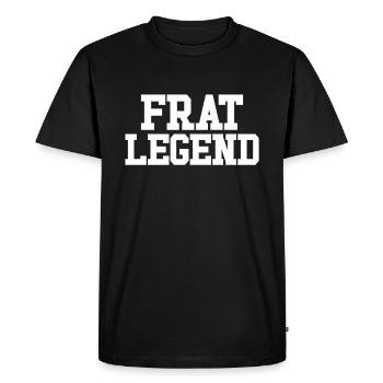 Frat Legend Funny Fraternity Men Frat Le - Men's Premium Organic T-Shirt - black - Front - Nico (187cm)