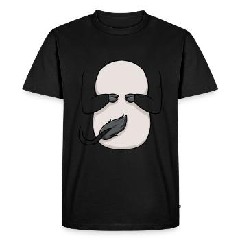 Donkey Halloween Kostüm tun vor, es um Esel faul - Männer Premium Bio T-Shirt - Schwarz - Vorne - Nico (187cm)