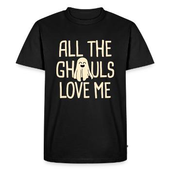 Tous Les goules m’aiment Enfants Garçons Tout-petit Hal - T-shirt Premium bio Homme - noir - Devant - Nico (187cm)