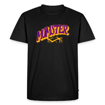 Momster Parents Assortis Momas Halloween Momster - T-shirt Premium bio Homme - noir - Devant - Nico (187cm)