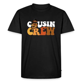 Cousin équipage assorti famille Thanksgiving équipage - T-shirt Premium bio Homme - noir - Devant - Nico (187cm)