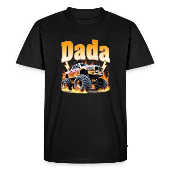 Monster Truck DadaChemise Monster Truck pour homme - T-shirt Premium bio Homme - noir - Devant - Nico (187cm)