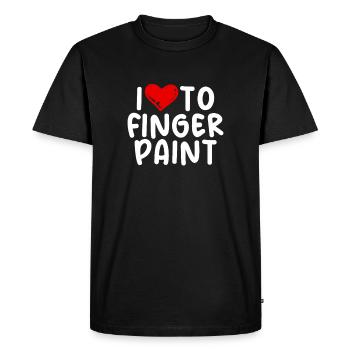 messieurs torrides vulgaires couples que j’aime - T-shirt Premium bio Homme - noir - Devant - Nico (187cm)