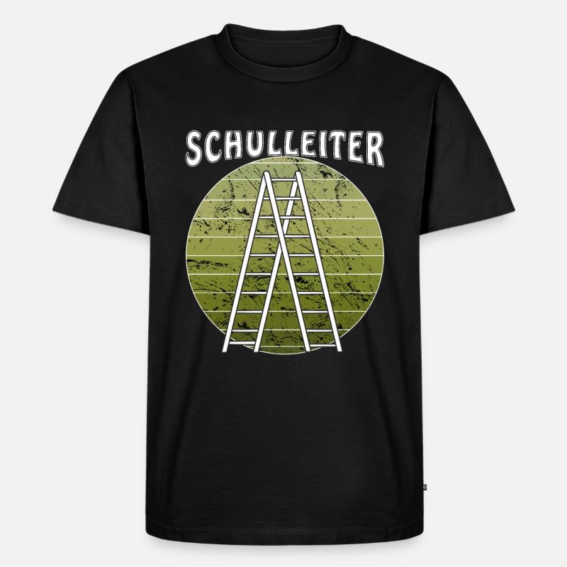 SCHULLEITER - Männer Premium Bio T-Shirt - Schwarz