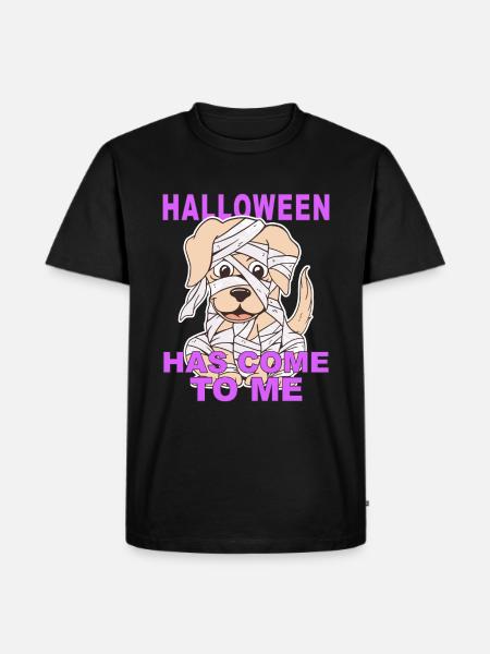 HALLOWEEN HAS COME TO ME - Men's Premium Organic T-Shirt - black