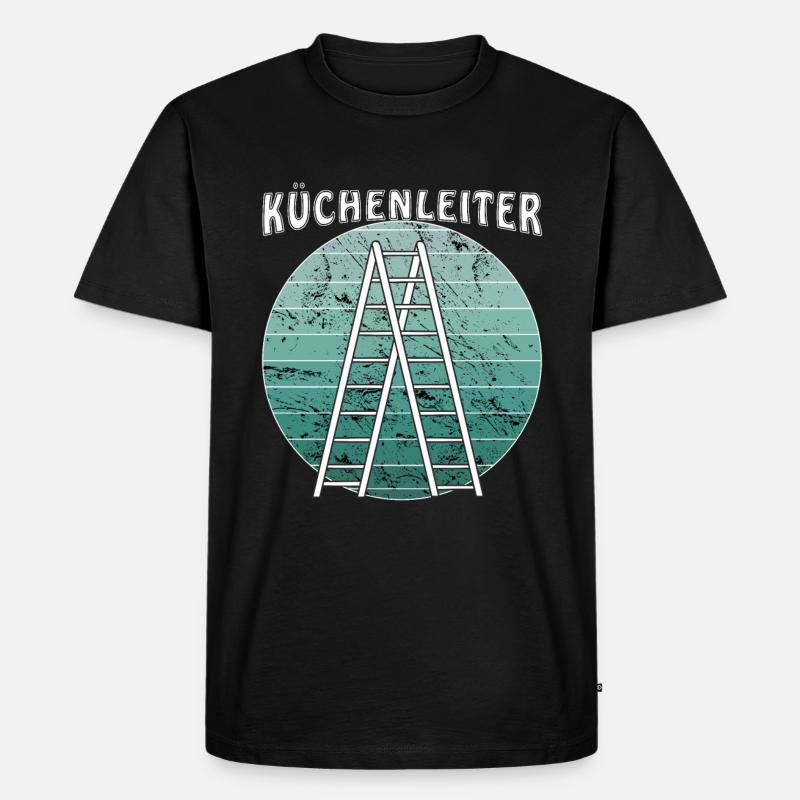 KÜCHENLEITER - Männer Premium Bio T-Shirt - Schwarz