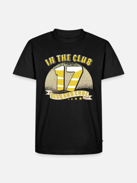 IN THE CLUB 17 - Men's Premium Organic T-Shirt - black