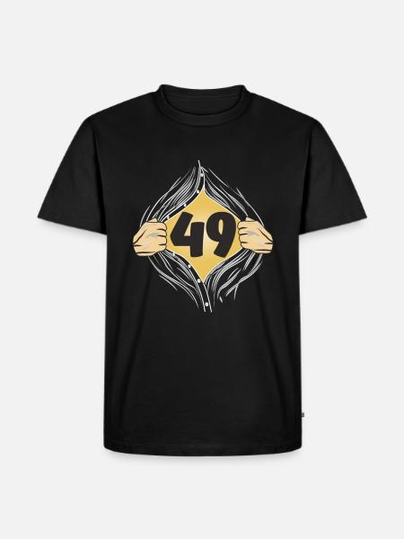 49 PUT ON SHIRT - Men's Premium Organic T-Shirt - black