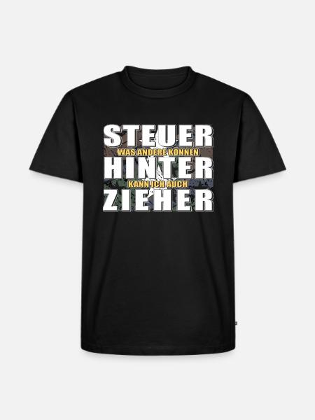 STEUERHINTERZIEHER - Männer Premium Bio T-Shirt - Schwarz