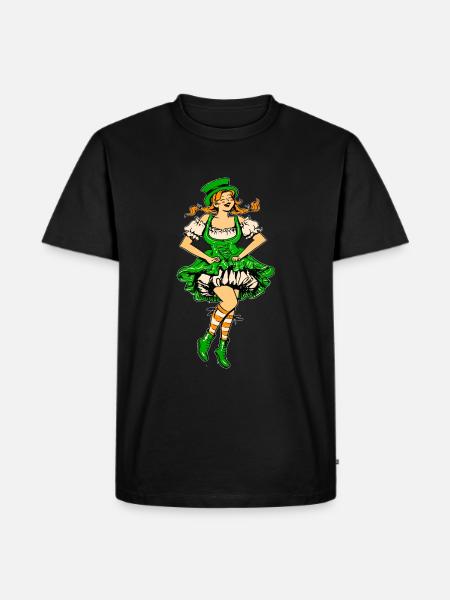 JOURNÉE DE MME SAINT-PATRICK - T-shirt Premium bio Homme - noir