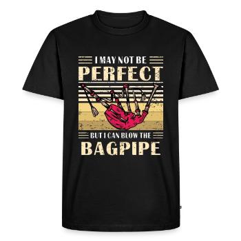 DUDDELSACK - Men's Premium Organic T-Shirt - black - Front - Nico (187cm)
