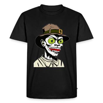 HALLOWEEN - Men's Premium Organic T-Shirt - black - Front - Nico (187cm)