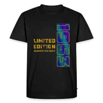 ANNÉE DE NAISSANCE 1953 - T-shirt Premium bio Homme - noir - Devant - Nico (187cm)