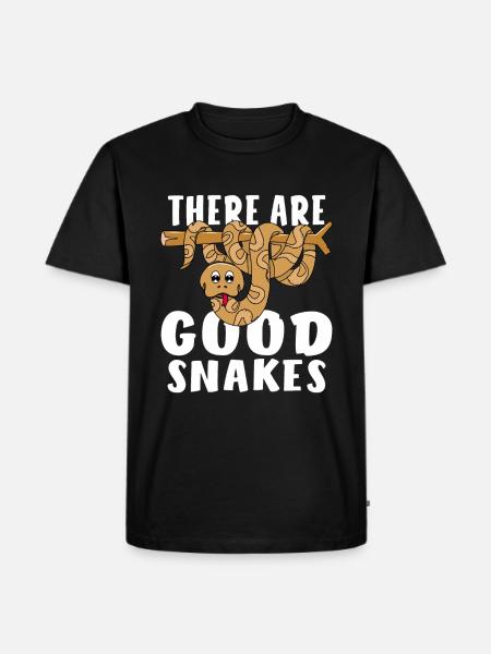 THERE ARE GOOD SNAKES - Men's Premium Organic T-Shirt - black