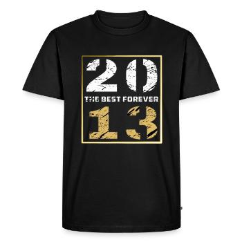 LE MEILLEUR POUR TOUJOURS 2013 - T-shirt Premium bio Homme - noir - Devant - Nico (187cm)