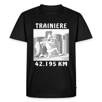 ÉVÊQUE - T-shirt Premium bio Homme - noir - Devant - Nico (187cm)