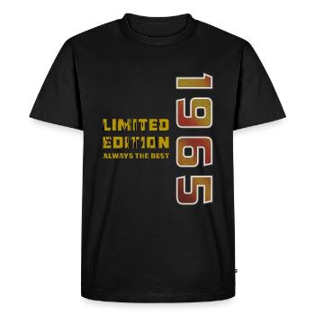 ANNÉE 1965 - T-shirt Premium bio Homme - noir - Devant - Nico (187cm)