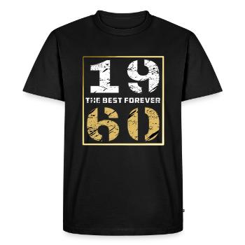 LE MEILLEUR POUR TOUJOURS 1960 - T-shirt Premium bio Homme - noir - Devant - Nico (187cm)