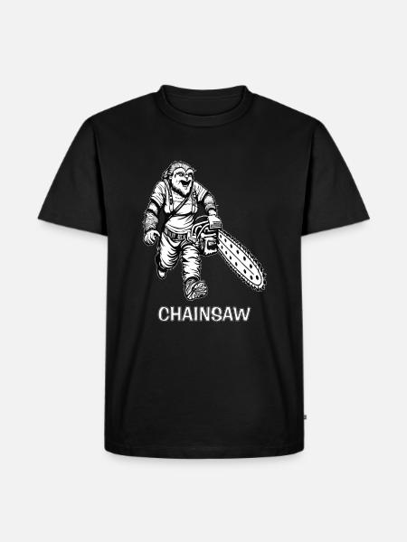 MOTORSÄGE BIGFOOT CHAINSAW - Men's Premium Organic T-Shirt - black