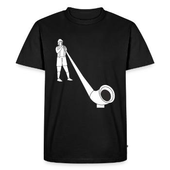 COR DES ALPES - T-shirt Premium bio Homme - noir - Devant - Nico (187cm)