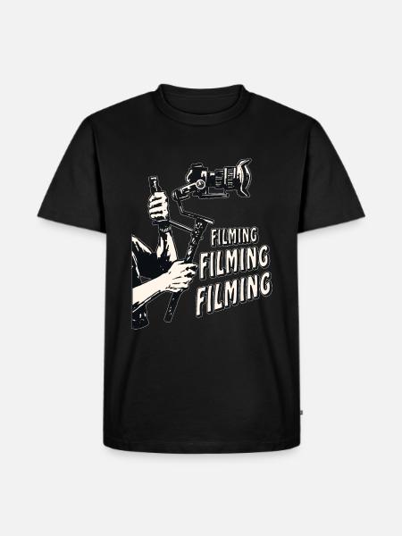 CAMERA FILMING FILMING FILMING - Men's Premium Organic T-Shirt - black
