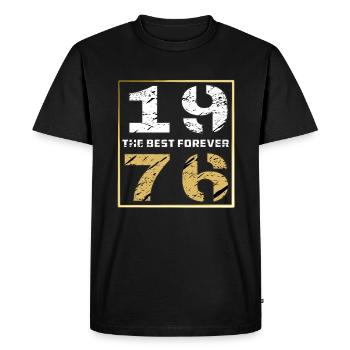 LE MEILLEUR POUR TOUJOURS 1976 - T-shirt Premium bio Homme - noir - Devant - Nico (187cm)
